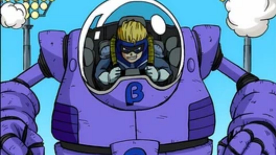 Beta 2 ist ein skurriller Mix aus Cyborg und Kampfanzug. (© Akira Toriyama, Shueisha Toei Animation)