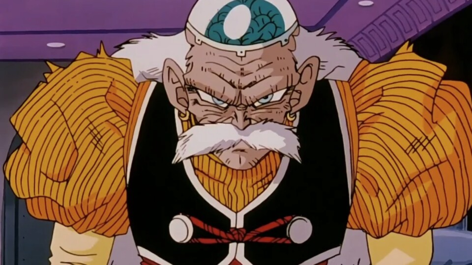 Dr. Geroi ließ sein Gehirn in den Kröper von C20 einsetzen. (© Akira Toriyama, Shueisha Bandai Namco)