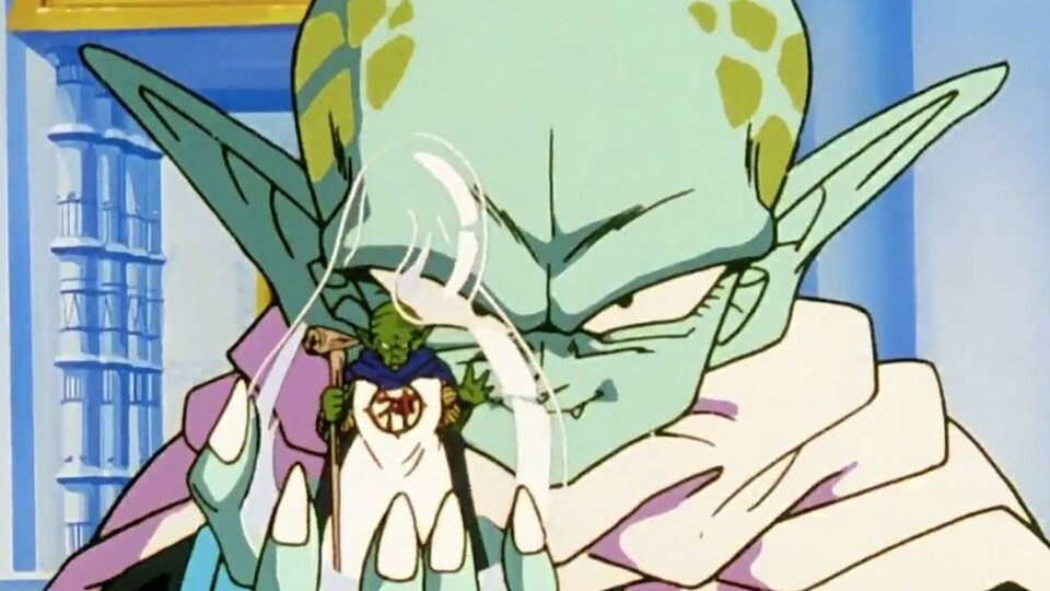 In der Arc von Garlic Jr. standen ausnahmsweise Gohan, Piccolo und Krillin im Vordergrund. (© Akira Toriyama Toei Animation)