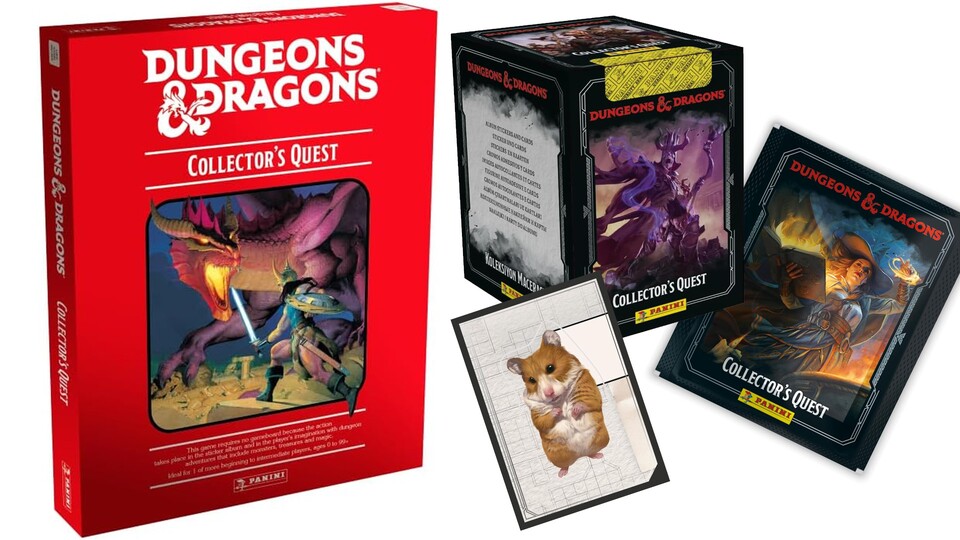Unter den Stickern verstecken sich auch Anspielungen auf Baldurs Gate 3, wie hier der kleine Hamster Boo des Charakters Minsc.