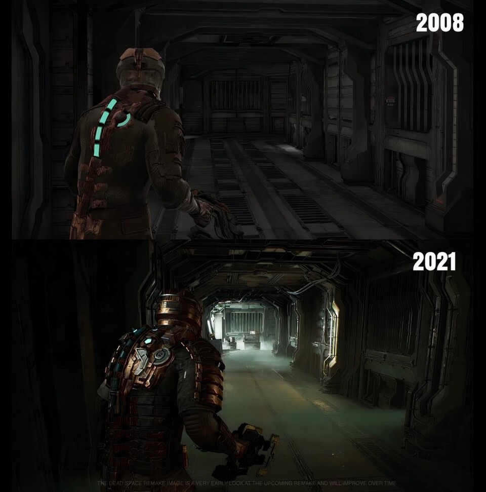 Dead Space Remake und Original im direkten Vergleich.