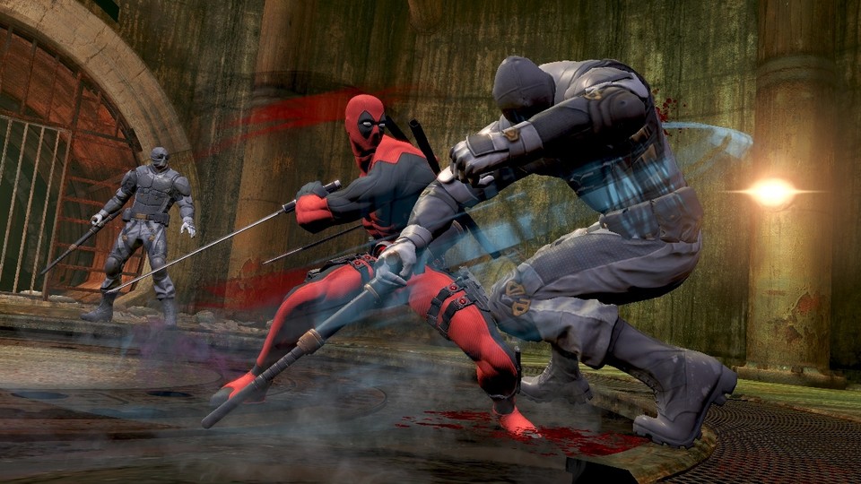 Die Kämpfe sind blutig und werden von Deadpool stets mit derben Sprüchen kommentiert.