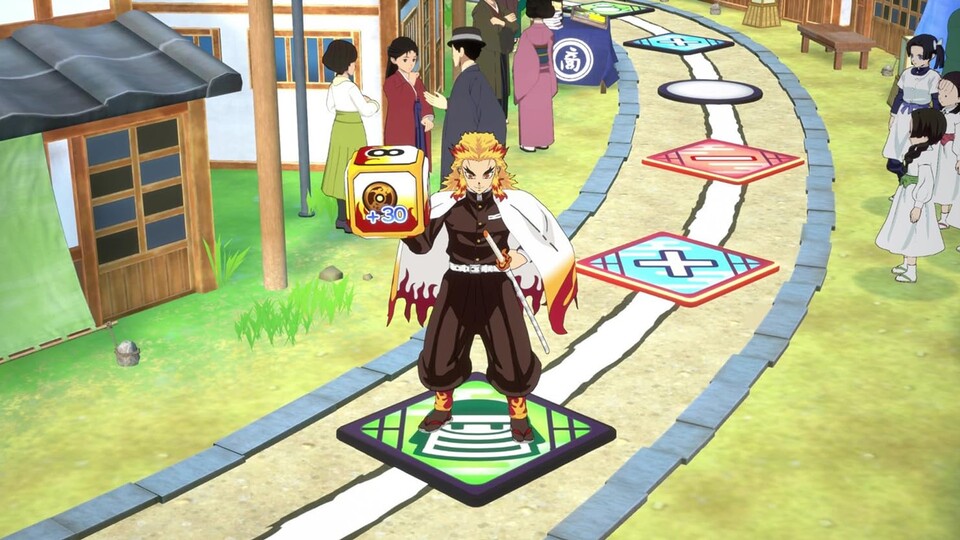 Erspielt euch in Demon Slayer: Sweep the Board! den Titel des besten Schwertkämpfers.