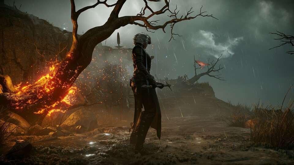 Der Schrein der Stürme ist nicht nur detailreich gebaut, sondern strotzt auch nur so vor dynamischer Partikeleffekte.