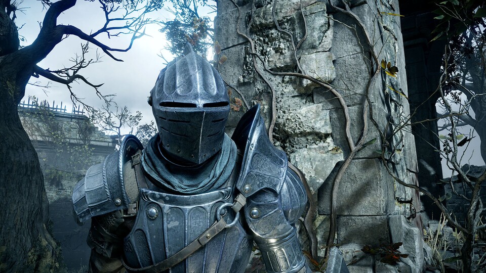 An den brüchigen Steinen, Ranken und auch der Metallrüstung werden per Algorithmus zehntausende zusätzliche Polygone via Tessellation erzeugt. Bluepoint hat somit hochgradig detailliert wirkende Umgebungen erzeugt.