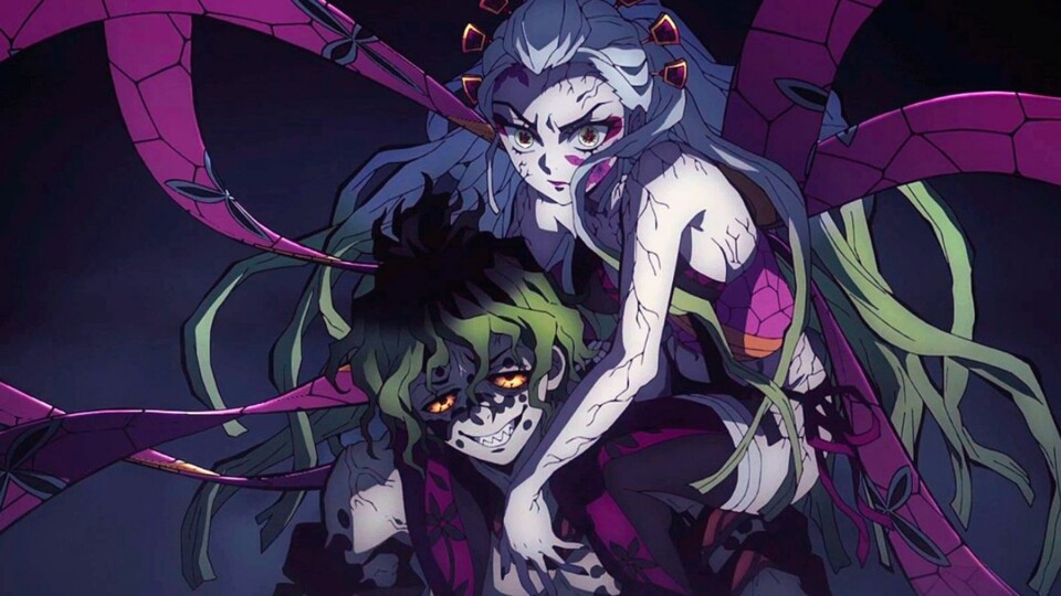 Hinetr den beiden Geschwistern verbirgt sich eine traurige Geschichte. (Bild: © Koyoharu Gotouge, Shueisha Ufotable, Crunchyroll)