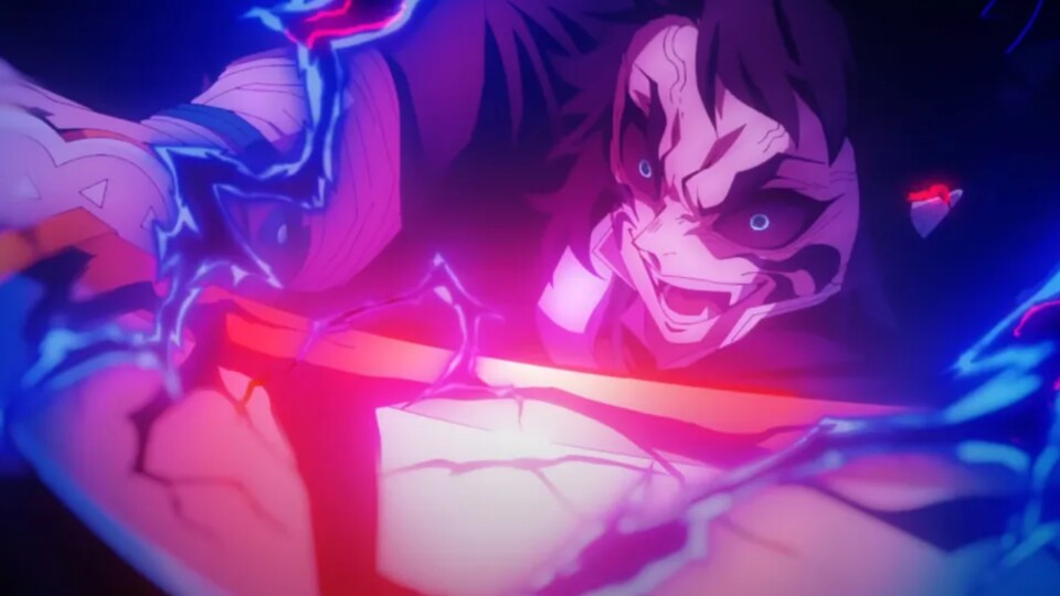 Kaigaku hintergeht Zenitsu und seinen Mentor und wechselt die Seiten. (Bild: © Koyoharu Gotouge, Shueisha Ufotable, Crunchyroll)