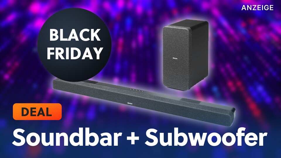 Mit kabellosem Subwoofer ist diese Soundbar von Denon ein echter Preis-Leistungs-Hit.