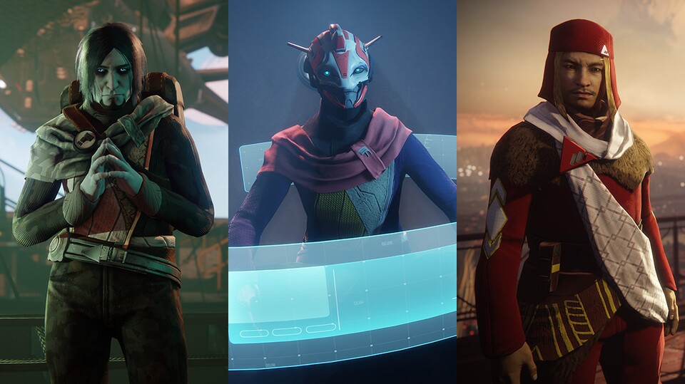 Destiny 2 - Die drei Anführer der Fraktionen