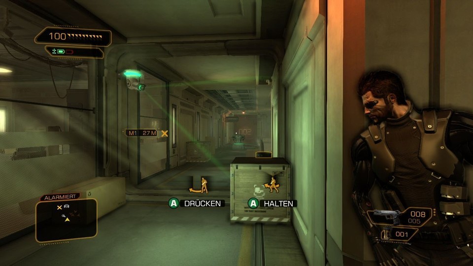 Manchmal ist Human Revolution wie Metal Gear. Die Sicherheitsmaßnahmen in vielen Einrichtungen sind ziemlich massiv. 