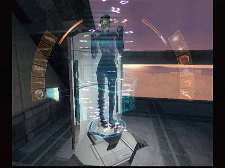 Mit dem Hologramm-Popstar NG Resonance führen wir im Lauf des Spiels interessante Gespräche. Screen: Xbox