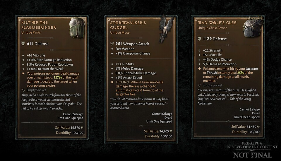 Diablo 4 bringt einzigartige Gegenstände zurück, die besonders mächtig sind und auch durch ihr Aussehen auffallen.