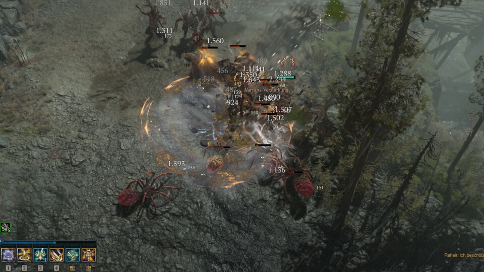 Mit Fallender Stern stürzt ihr euch direkt in die Mobgruppen.