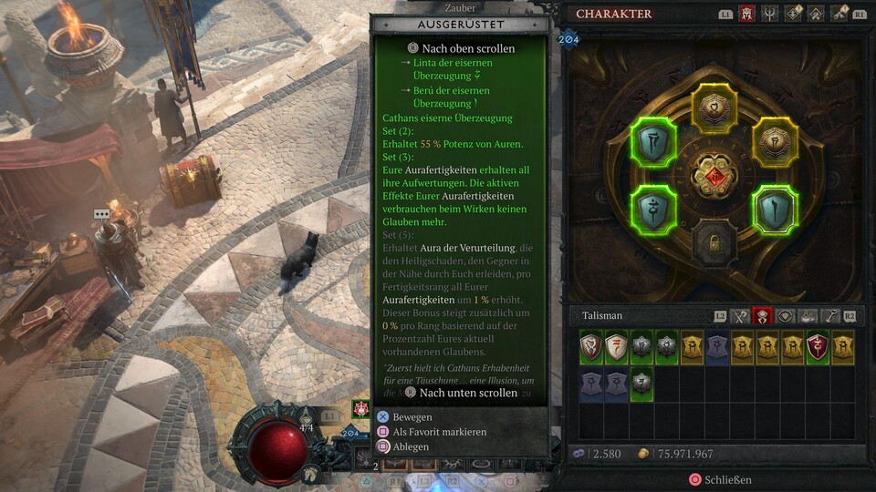 Sobald ihr das passende Set findet, wird der Auradin noch stärker.