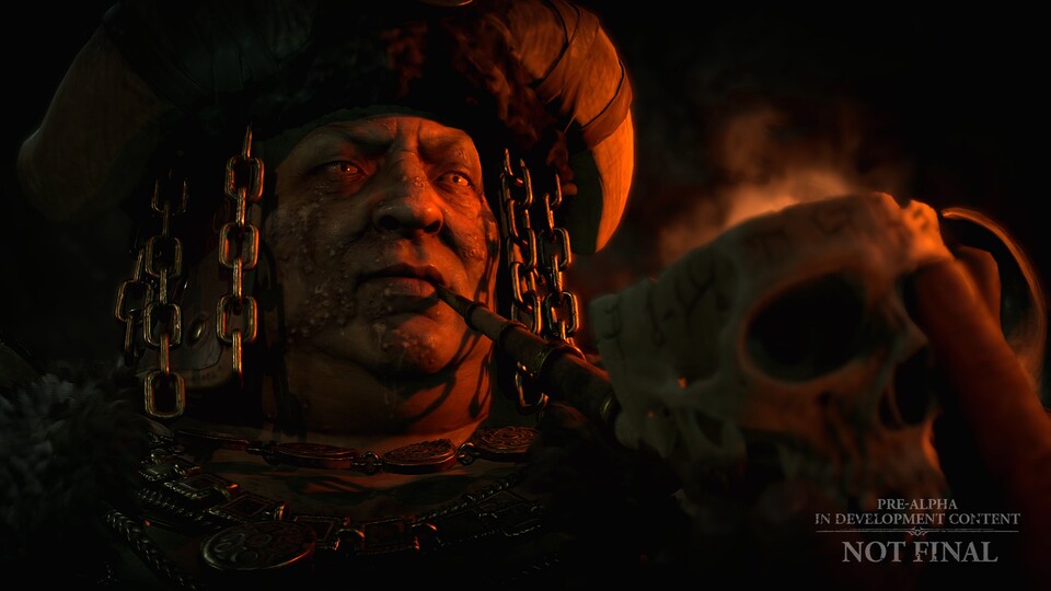 Diablo 4 setzt auf detaillierte Echtzeit-Zwischensequenzen.