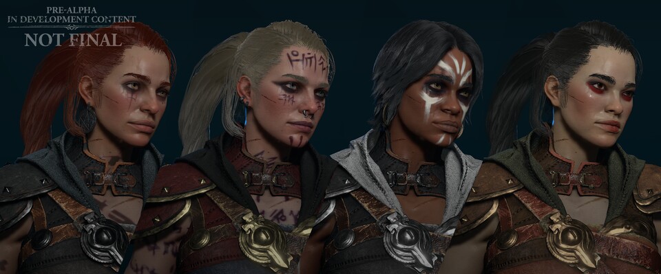 Diablo 4 führt komplett anpassbare Charaktere ein: Haut-, Augen- sowie Haarfarbe und noch viel mehr kann verändert werden.