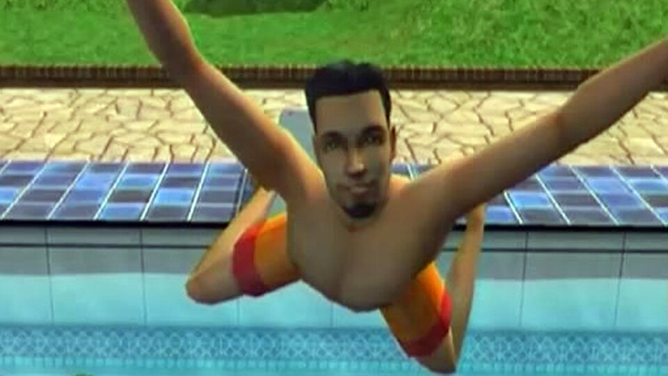 Screenshot von Die Sims 2 oder Malerei von Alex Colville? Die Grenzen verschwimmen.