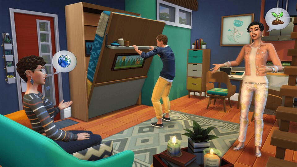 Viele Sims 4-Fans haben sowieso zum Teil schon auf engem Raum gebaut, jetzt gibt es endlich eine offizielle Tiny Houses-Erweiterung.