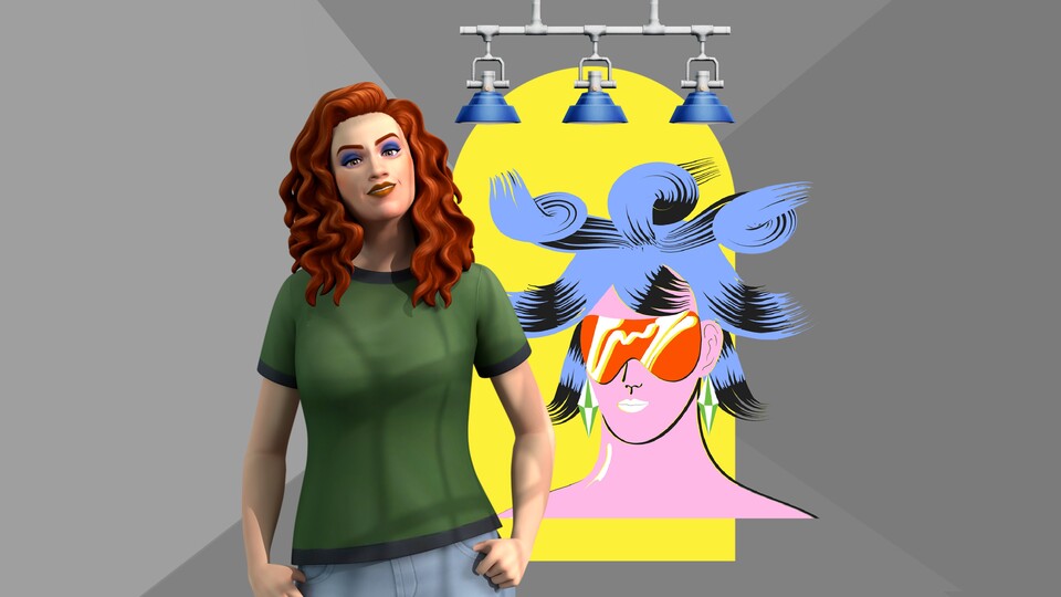 Die Sims 4 bekommt zusätzlich zum Industrie-Loft-Set auch diese offizielle Kunst-Kooperation mit Ohni Isle, einer Künstlerin aus Brooklyn.