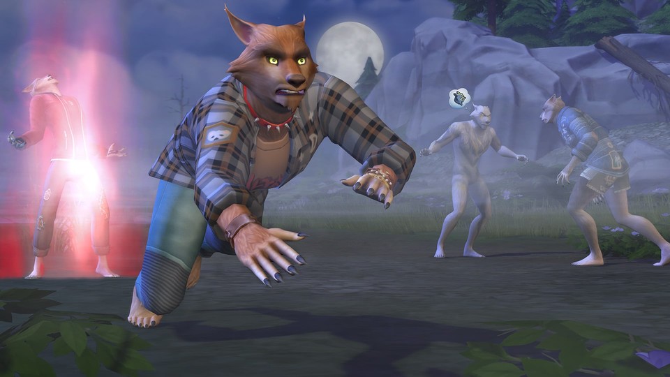 Die Sims 4 lässt euch schon bald als Werwölfe den Mond anheulen