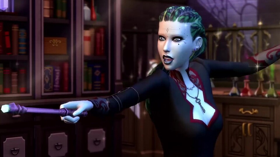 Der neue Die Sims 4-DLC Reich der Magie sorgt für Harry Potter-Feeling.