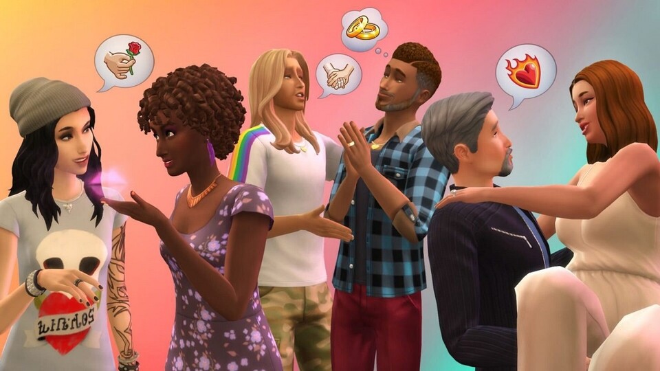 Die Sims können sich nach dem Update sowohl romantisch als auch sexuell freier entfalten.
