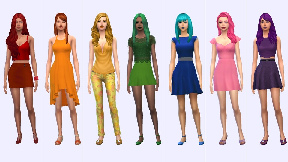 Bei der Shopping Queen Challenge seid ihr für die Outfits eurer Sims verantwortlich.