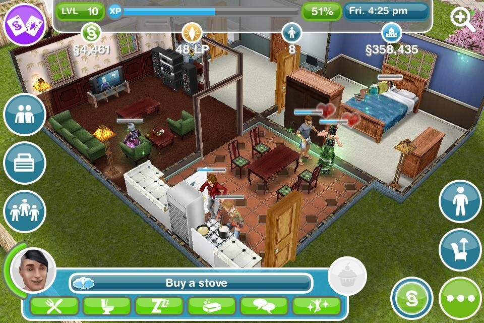 Die Sims FreePlay für iOS-System ist da.