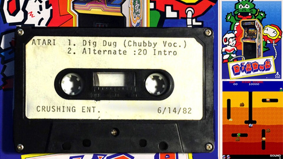 Der Sohn des ehemaligen Atari-Manager Don Osborne ist auf eine über 30 Jahre alte Kassette gestoßen, die eine Aufnahme von Chubby Checker für den Arcade-Titel Dig Dug (1982) enthält.