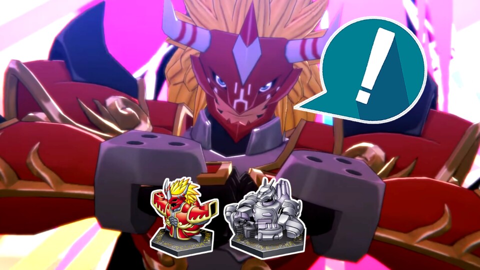 Für Augnimon braucht ihr Grillspieße und die bekommt ihr nur in der Menschenwelt! (© Bandai Namco)