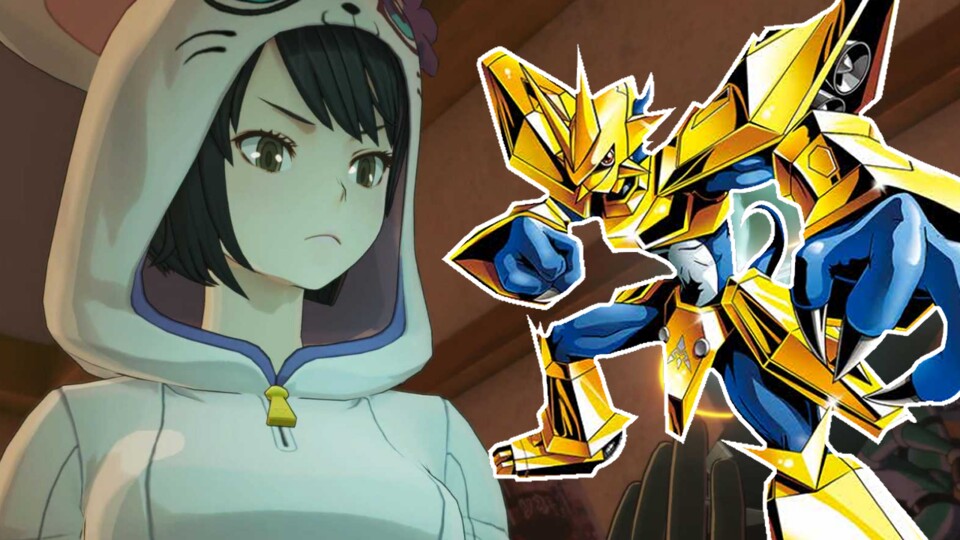 Für Magnamon und Rapidmon müsst ihr in Digimon Story: Time Stranger eine Entscheidung treffen! (© Bandai Namco)