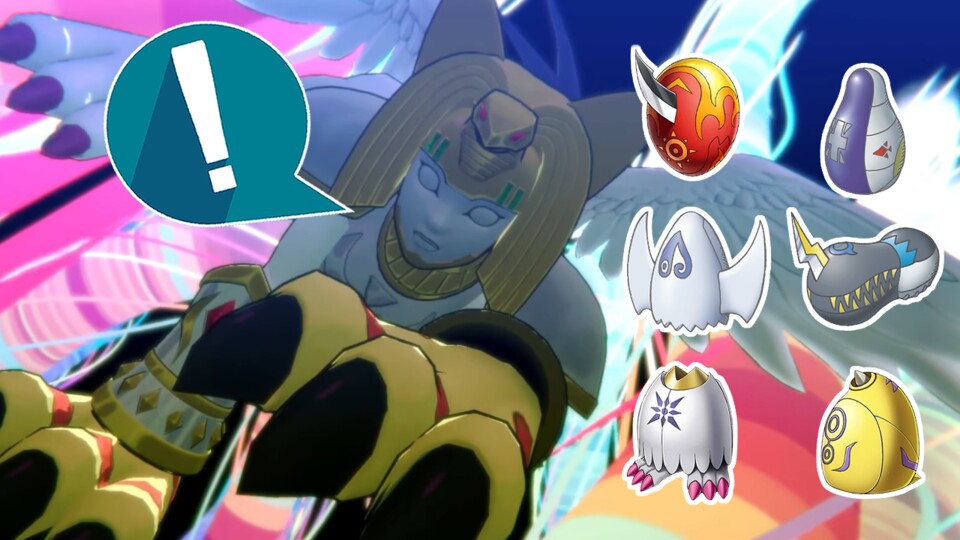 In Digimon Story: Time Stranger könnt ihr euch 10 Digi-Eier der Digiritter aus der Anime-Serie schnappen! (© Bandai Namco)