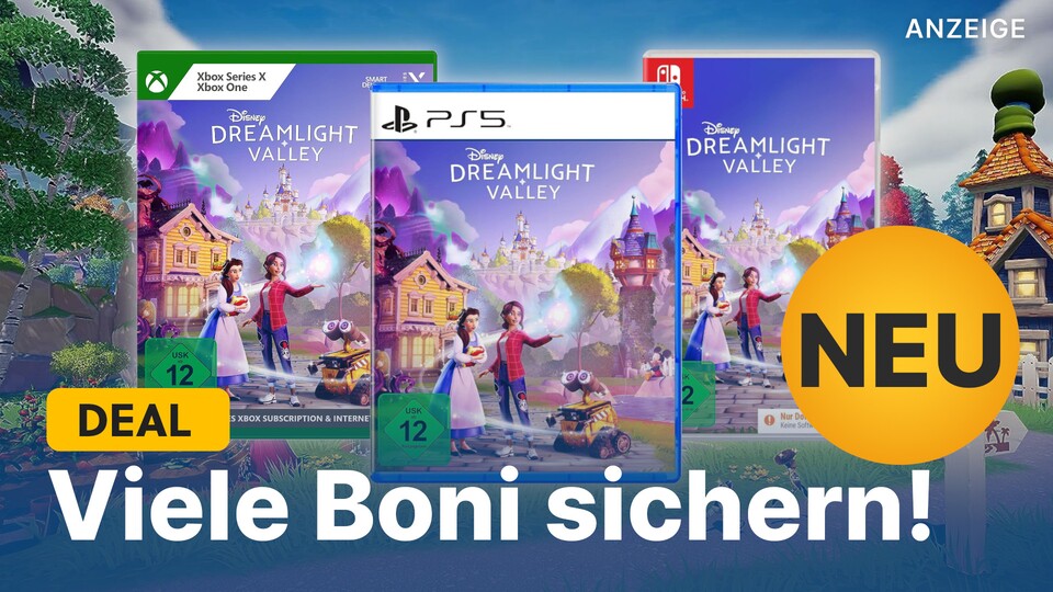 Disney Dreamlight Valley gibt es jetzt bald in einer physischen Version mit exklusiven Bonusinhalten.