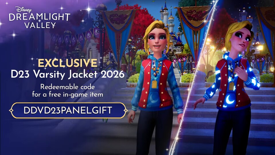 Das ist die D23 Varsity Jacket 2026.