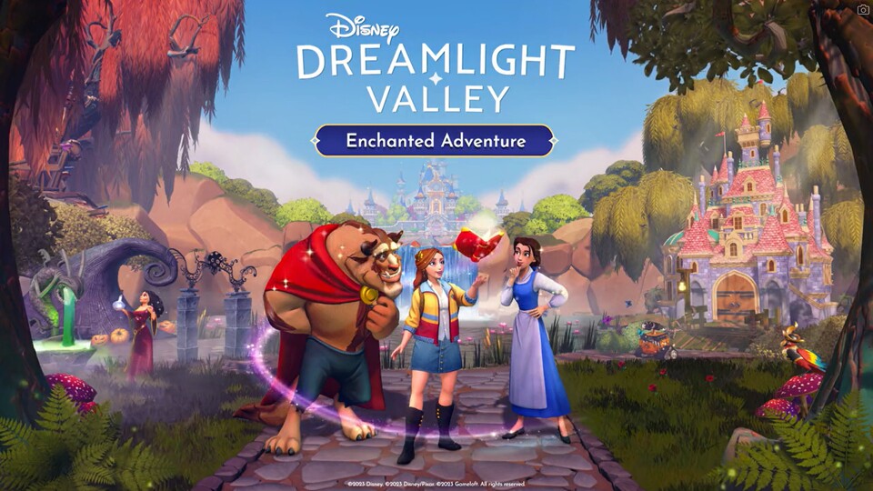 Disney Dreamlight Valley świętuje aktualizację Belle and the Beast nowym zwiastunem