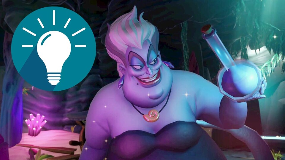 Ursula freut sich schon auf die Quest-Items und erwägt sogar, euch nicht eure Stimme zu stehlen.