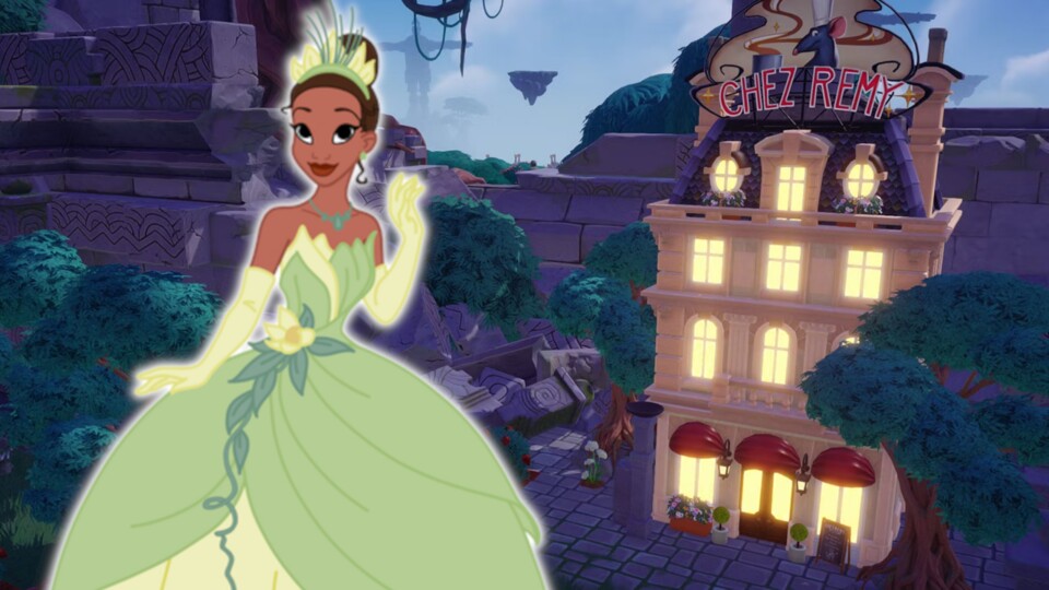 Tiana ist nicht die einzige Neuerung in Disney Dreamlight Valley diesen August, denn sie bringt ihr Restaurant aus dem Film Küss den Frosch direkt mit.