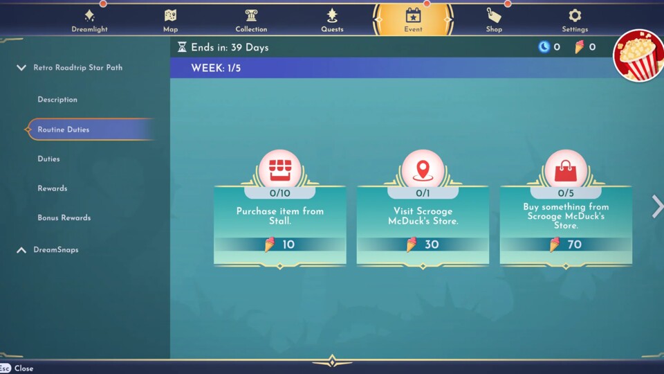 Die neuen Weeklys findet ihr wie immer im Event-Screen unter dem jeweiligen Star Path.
