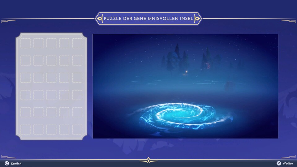 Die Lösung des Erinnerungsrätsels.