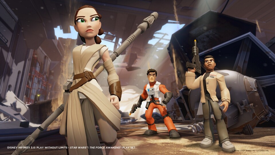 Disney Infinity 3.0 erhält natürlich auch zum neuen Film Star Wars: The Force Awaken ein eigenes Playset und Figuren. Das Level-Paket erscheint parallel zum Filmstart.