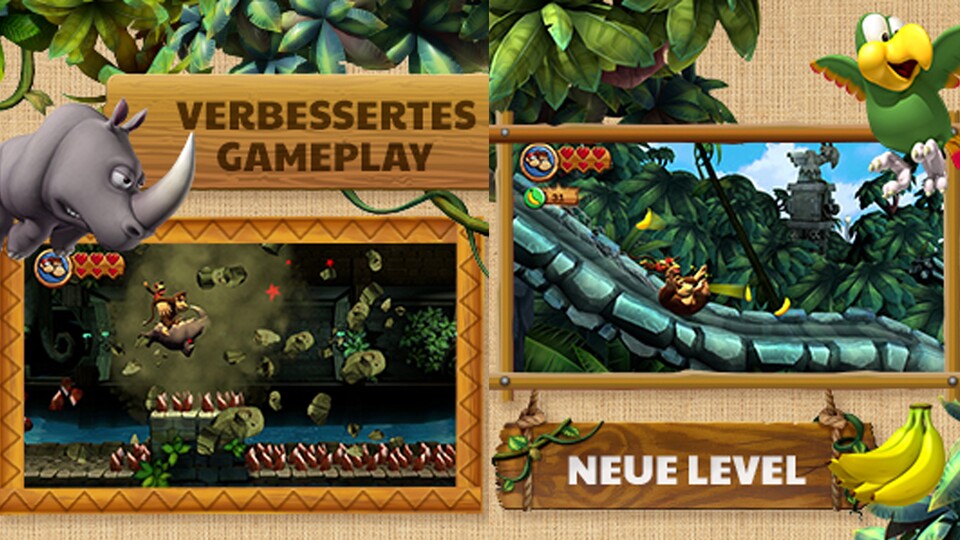 Auf euch warten nicht nur coole neue Level, sondern auch ein verbessertes Gameplay!