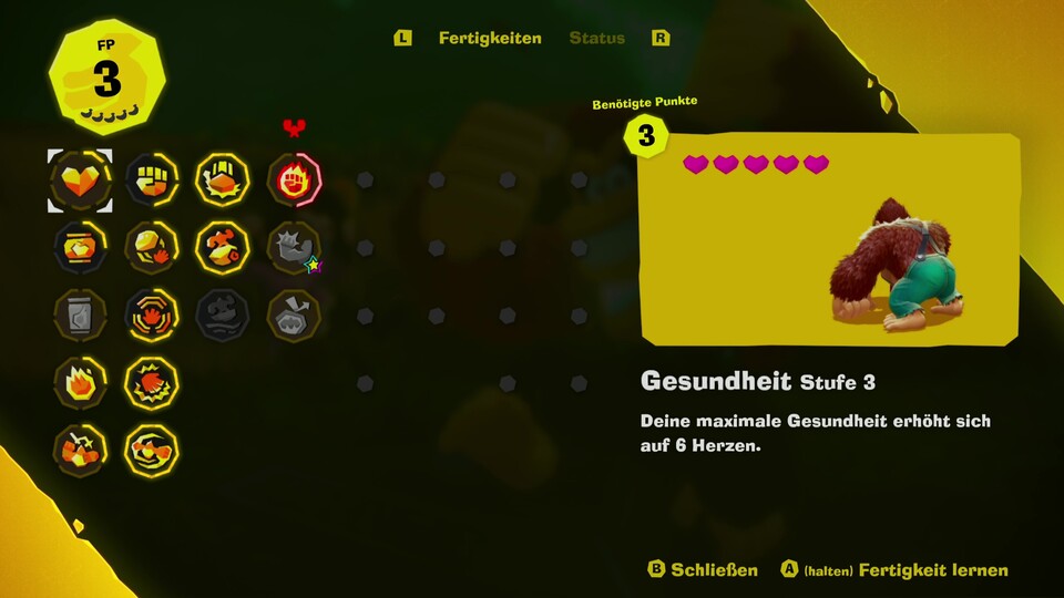 Die Skills-Freischaltungen habe ich als unheimlich motivierend empfunden. Die andere Hälfte der Talentbäume wird erst im Spielverlauf freigeschaltet.