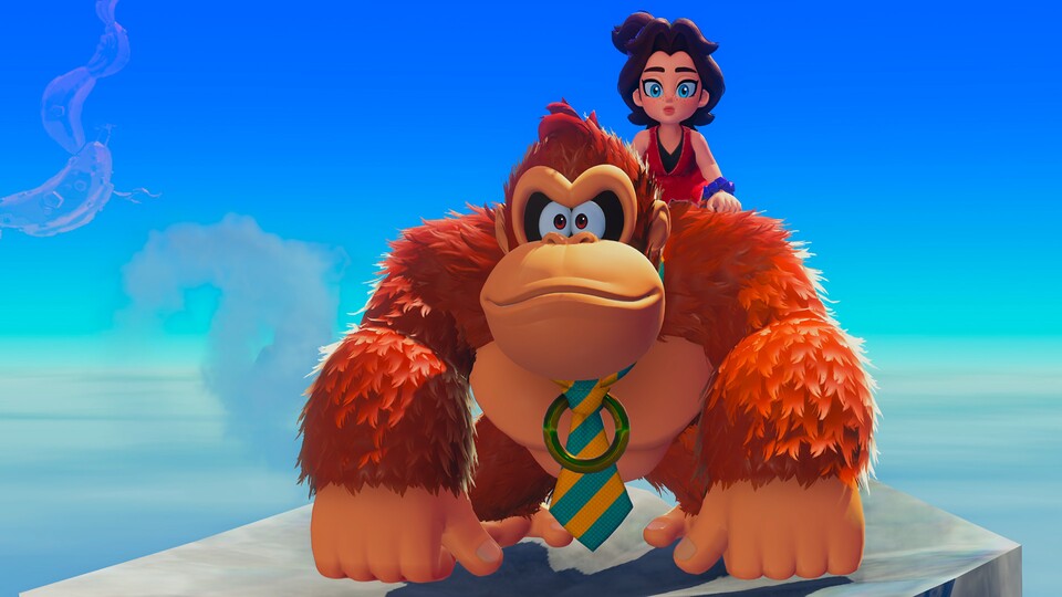Die Schatz-Krawatte gehört zu den nützlichsten kaufbaren Kleidungsstücken in Donkey Kong Bananza.