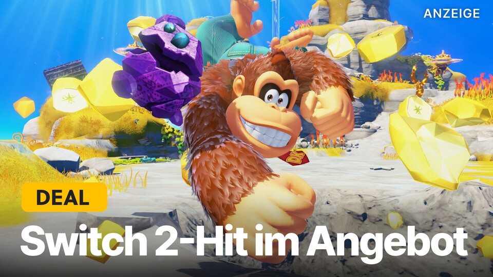 Wenige Tage nach Release ist der Switch 2-Hit Donkey Kong Bananza zumindest in der physischen Version schon ein ganzes Stück im Preis gefallen.