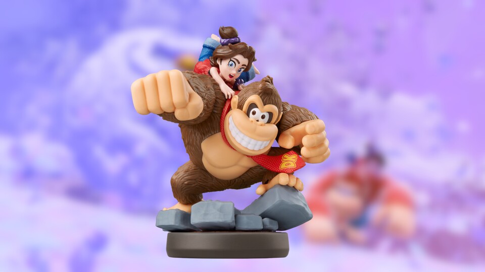 Bei DK Bananza darf auch ein eigener amiibo nicht fehlen.