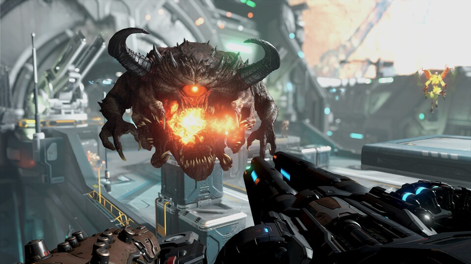 Doom Eternal verlangt euch auch im Multiplayer-Modus einiges an strategischem Taktieren ab.