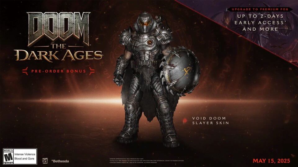 Wenn ihr Doom: The Dark Ages jetzt noch schnell vorbestellt, könnt ihr euch diesen Pre-Order-Bonus sichern.
