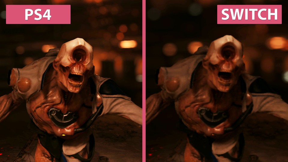DOOM - PS4 vs Switch Graphics Comparison and Frame Rate Test