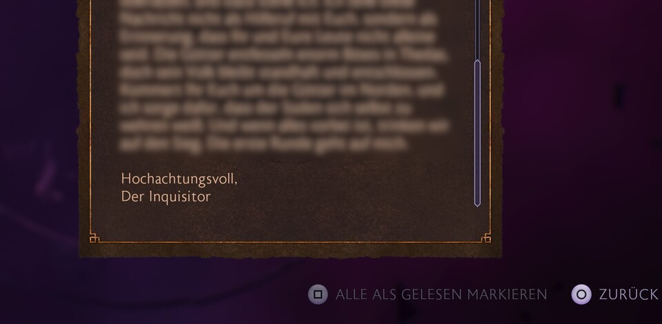 Dass unsere Inquisitorinnen mit der Inquisitor unterzeichnen, hat uns irritiert.