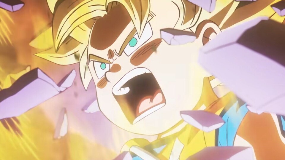 Dragon Ball Daima zeigt Mini-Son Goku in seiner Super-Saiyajin-Form und mehr von der Unterwelt. (Bild: © Toei Animation)